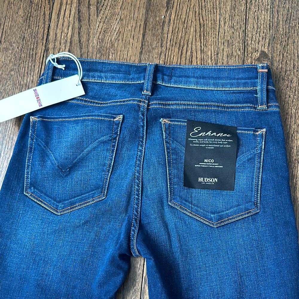 Hudson Blue Denim Jeans Nico size 27
